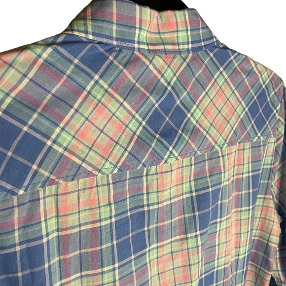 J. Crew The Perfect Shirt Pink & Blue Plaid Button Down Size Small 100% Cotton - Picture 9 of 9